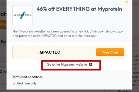 myprotein code